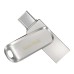SanDisk Ultra Dual Drive Luxe USB_c Type-C 128GB, OTG, Upto 400MB/S, Pendrive, Silver, 5Y Warranty (SDDDC4-128G-I35)