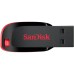 SanDisk Cruzer Blade 64GB, USB 2.0, Flash drive, Pendrive, Red, 5Y Warranty (SDCZ50-064G-I35)