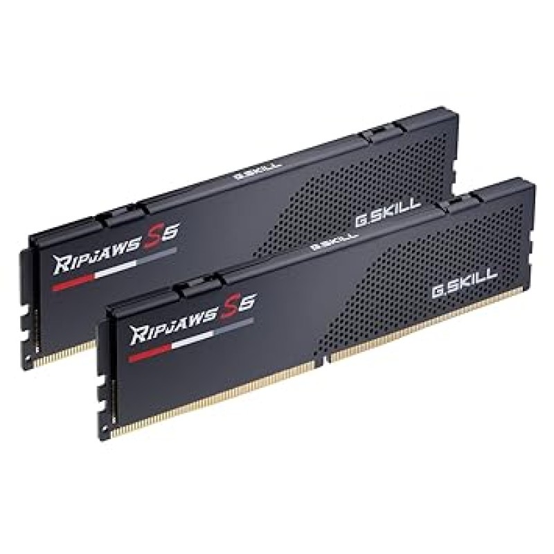 G.SKILL RipJaws S5 Series (Intel XMP) 64GB (2 x 32GB) DDR5 6000 Mhz CL36-36-36-96 1.35V Desktop Memory RAM - F5-6000J3636F32GX2-RS5K