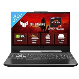 ASUS TUF A15 (2025), AMD Ryzen 7 7445HS,RTX 3050-4GB,75W TGP,16GB DDR5(Upgradeable Upto 64GB) 512GB SSD,FHD,15.6