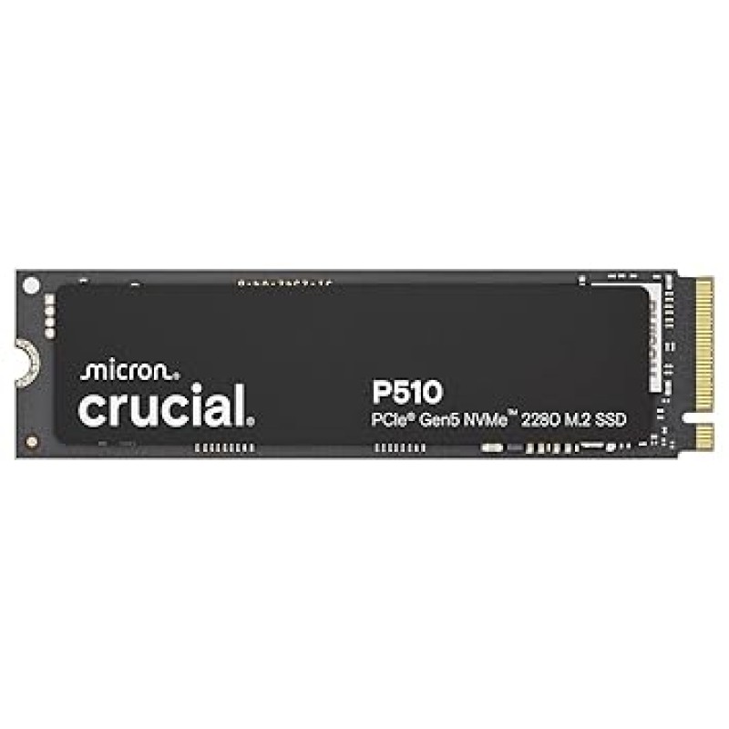 Crucial® P510 1TB PCIe Gen5 NVMe™ 2280 M.2 SSD