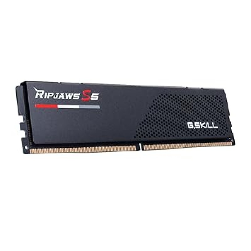 G.Skill Ripjaws S5 Intel XMP 32GB (1 * 32GB) DDR5 6000 MHz L36-36-36-96 1.35V Desktop RAM Memory - F5-6000J3636F32GX1-RS5K