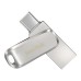 SanDisk Ultra Dual Drive Luxe USB_c Type-C 128GB, OTG, Upto 400MB/S, Pendrive, Silver, 5Y Warranty (SDDDC4-128G-I35)