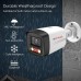 CP Plus CP-UNC-TA41L3B-D-LQ 4MP Dual Light Bullet IP Camera | 2688×1520 Full HD | Warm Light + IR Night Vision 30m | Built-in Mic & Speaker | PoE | IP67 Outdoor CCTV Camera