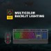 Ant Esports KM500 Pro Wireless Gaming Keyboard and Mouse Combo, LED Backlit Rechargeable 2000mAh Battery, Mechanical Feel Anti-ghosting Keyboard + 6D 3200DPI Mice for PC Gamer (Black)