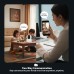 CP PLUS 3MP Full HD Smart Wi-Fi CCTV Camera | 360° Pan Tilt | CTC Cyber Secure Tech | View & Talk | Motion Tracking | Night Vision | SD Card (Up to 256GB) | Alexa OK Google | CP-E35Q