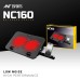 Ant Esports NC160 Laptop Cooling Pad, Laptop Cooler with Mobile Holder 2 * 1 125mm Quite Fans at 1000 RPM Fan Speed Controller 5 Height Adjustable Angle 2USB Ports Compatible for Laptop up to 15.6”