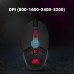 Ant Esports KM500 Pro Wireless Gaming Keyboard and Mouse Combo, LED Backlit Rechargeable 2000mAh Battery, Mechanical Feel Anti-ghosting Keyboard + 6D 3200DPI Mice for PC Gamer (Black)
