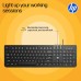 HP KM200 Wireless Mouse and Keyboard Combo, Full-Size Ergonomic Design, 3 Button and Built-in Scroll Wheel, 2.4 GHz Wireless connectio, 3 Years Warranty (7J4G8AA)