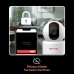 CP PLUS 3MP Full HD Smart Wi-Fi CCTV Camera | 360° Pan Tilt | CTC Cyber Secure Tech | View & Talk | Motion Tracking | Night Vision | SD Card (Up to 256GB) | Alexa OK Google | CP-E35Q