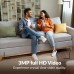CP PLUS 3MP Full HD Smart Wi-Fi CCTV Camera | 360° Pan Tilt | CTC Cyber Secure Tech | View & Talk | Motion Tracking | Night Vision | SD Card (Up to 256GB) | Alexa OK Google | CP-E35Q