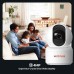 CP PLUS 3MP Full HD Smart Wi-Fi CCTV Camera | 360° Pan Tilt | CTC Cyber Secure Tech | View & Talk | Motion Tracking | Night Vision | SD Card (Up to 256GB) | Alexa OK Google | CP-E35Q